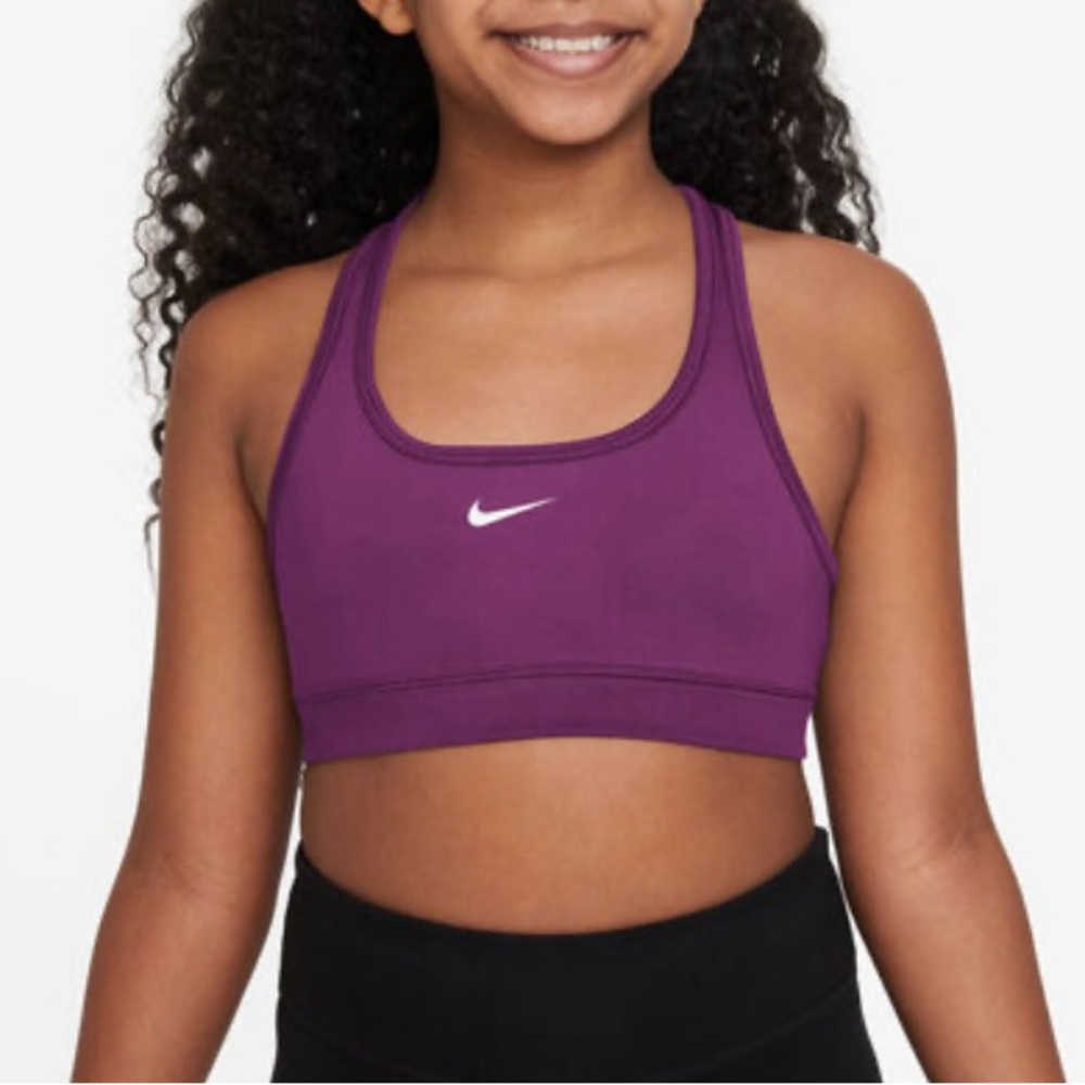 Nike Magenta Training Sports Bra for Kids